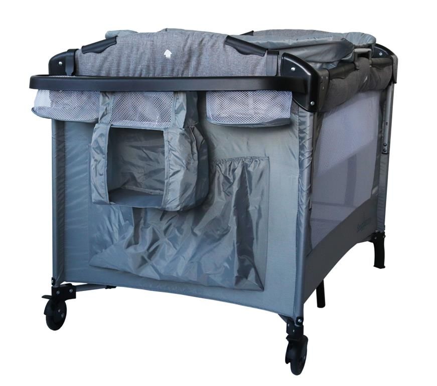 Snuggletime Deluxe CoSleeper Camp Cot Grey Buy Online in South Africa