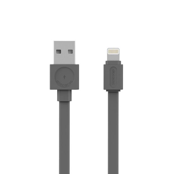 Allocacoc USBcable Lightning MFI Grey