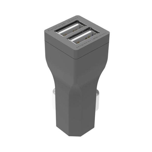 Allocacoc CarCharger Illuminated Grey