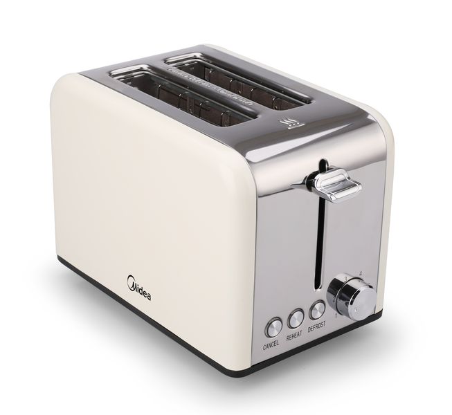 Midea 2 Slice Toaster - Cream