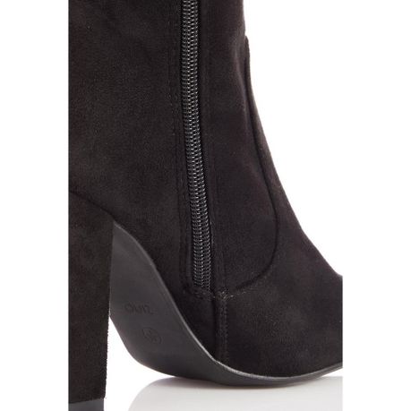 wide fit ruched boots