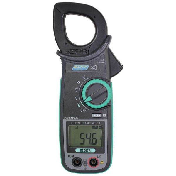 Major Tech AC TRMS Clamp Meter, 1000A (K2007R) Kyoritsu