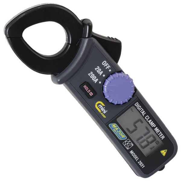 Major Tech Professional AC Mini Clamp Meter, 200A (K2031) Kyoritsu
