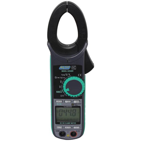 Major Tech Professional AC/DC TRMS Clamp Meter, 600A (K2046R) Kyoritsu