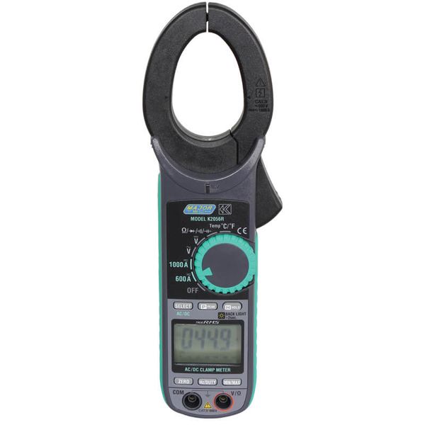 Major Tech Professional AC/DC TRMS Clamp Meter, 1000A (K2056R) Kyoritsu