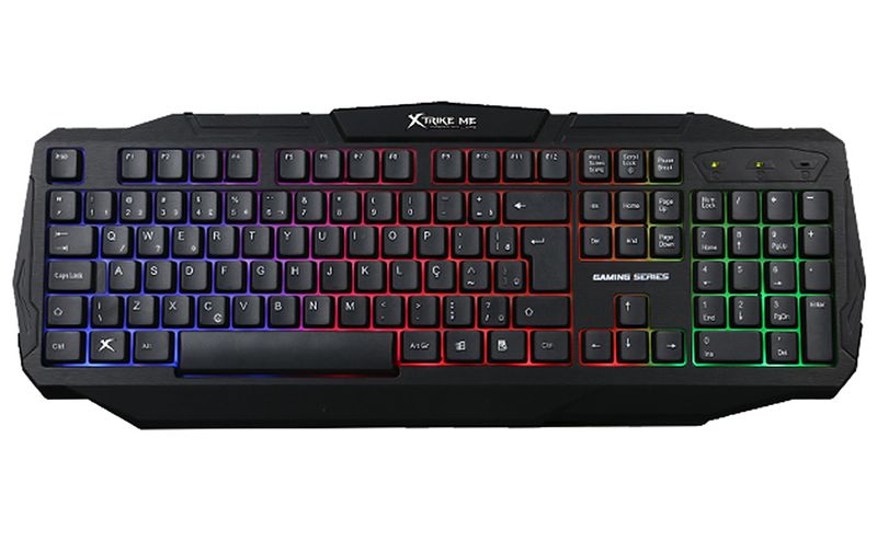 KB-302 Wired Gaming Backlit Keyboard - Black