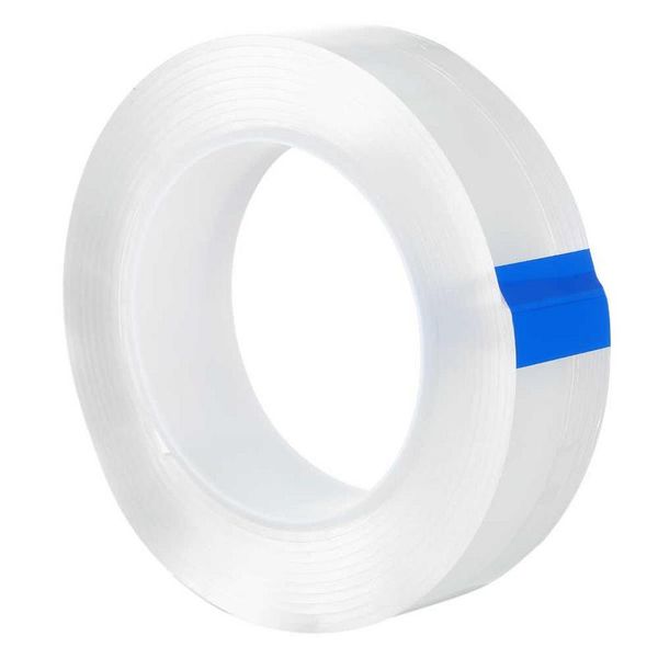 Clear Reusable Double Sided Traceless Nano Tape - 2m Length 2mm Thick