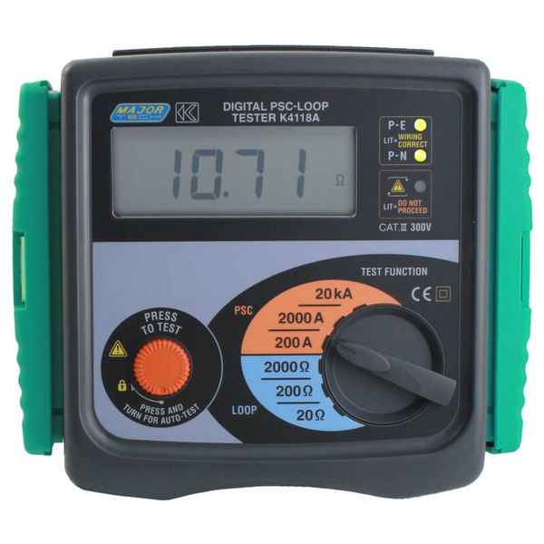 Major Tech Loop Impedance &amp; PSC Tester (K4118A) Kyoritsu