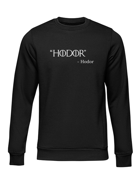 JuiceBubble Hodor Sweater -Black