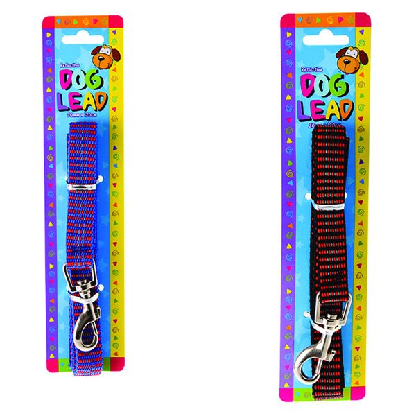 Bulk Pack x 2 Reflective Dog Lead 2x120cm