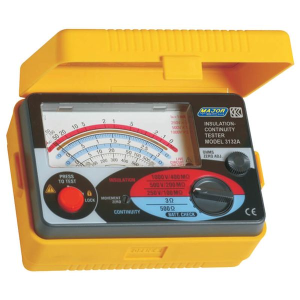 Major Tech Analogue Insulation Tester (K3132) Kyoritsu