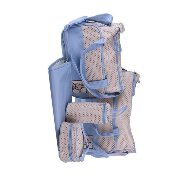 Functional Baby Diaper Handbag Set-Blue image