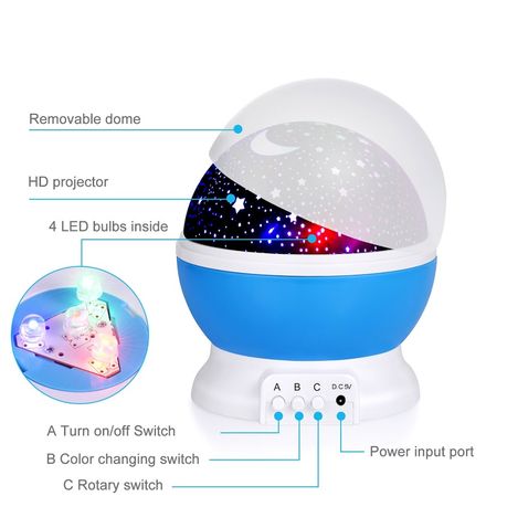 night light projector led lamp