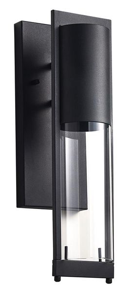 Rectangular Black Die Cast Aluminium Lantern with Speckled Glass Lantern