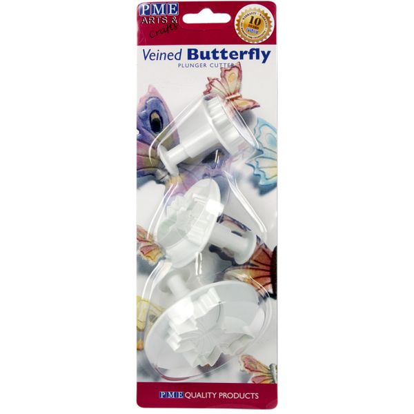 S/M/L Butterfly Plunger Cutters set of 3