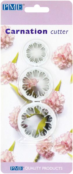 Carnation Cutters Set of 3