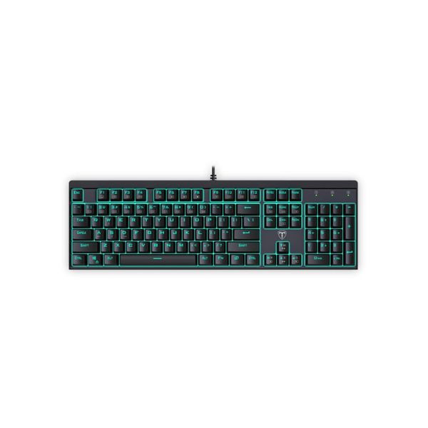 T-Dagger Escort 104-Key Blue Ice Mechanical Gaming Keyboard - Black