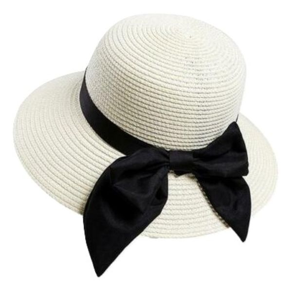 Beach summer spring sun outdoor bikitique hat for women-white
