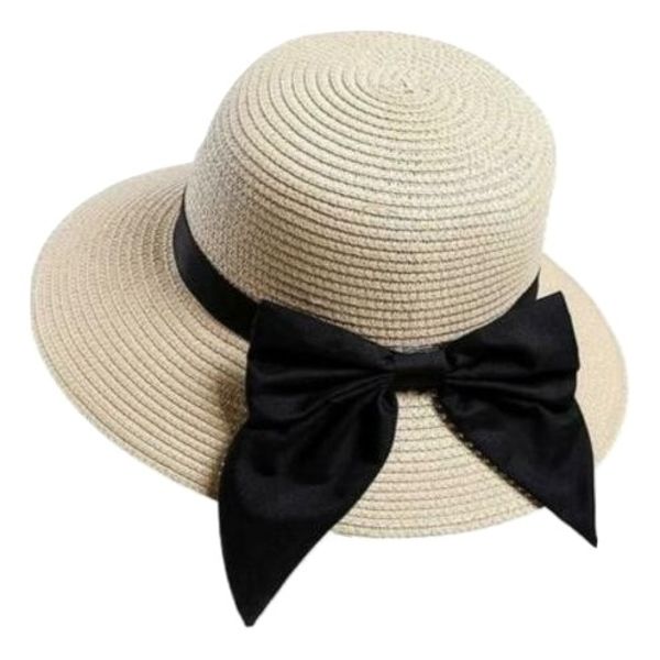 Beach summer sun outdoor bikitique hat for women ladies-beige