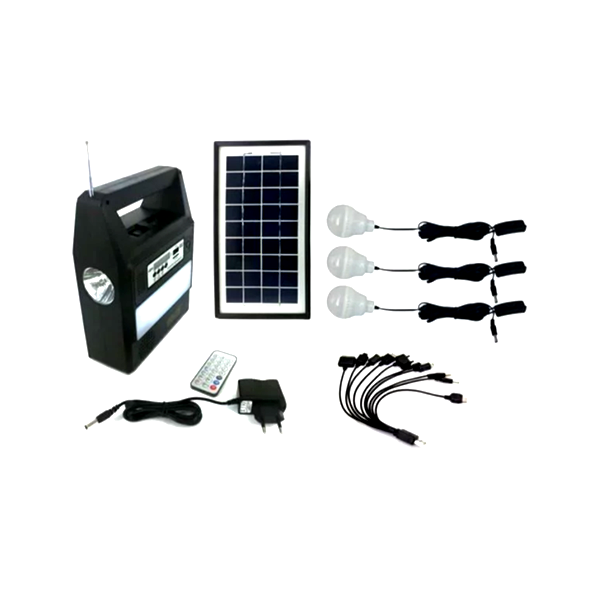 GD-8216 FM Radio Portable Solar Lighting System