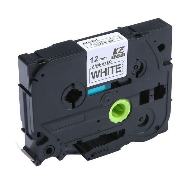 Brother TZ 231 Label Tape Laminated (12mm) Blk/Wht (8m) - Compatible