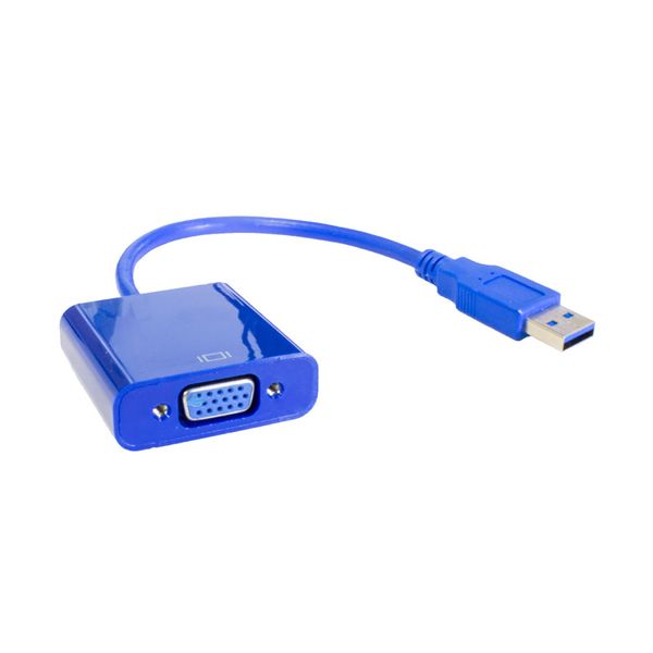 USB 3.0 To VGA Adapter Converter - Blue
