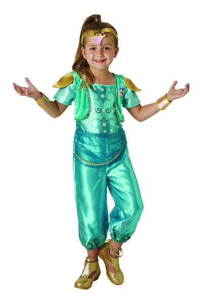 Shimmer &amp; Shine-Shine Classic Costume - Medium 5-6years