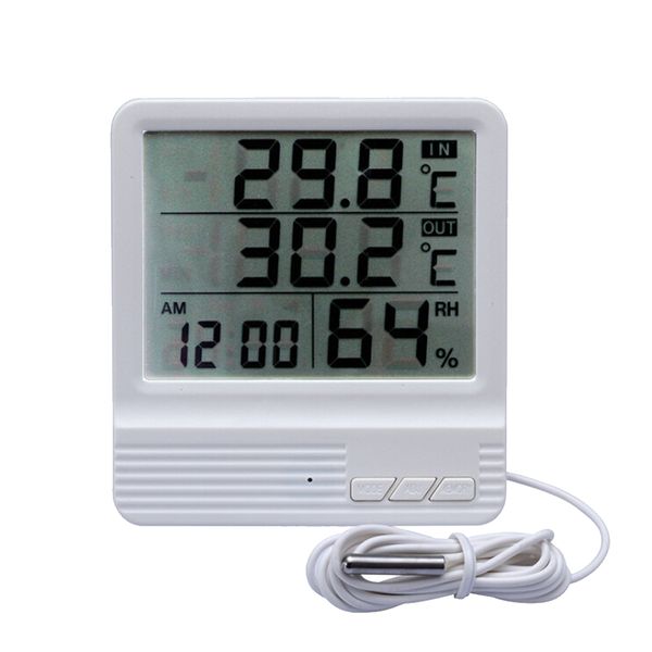 Multi-functional Digital LCD Thermometer &amp; Hygrometer