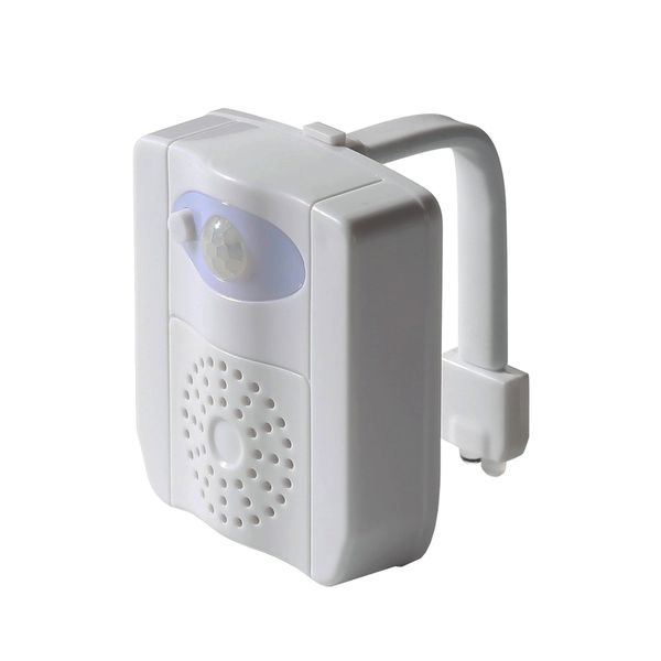 Toilet Bowl Night Light with 16-Color Motion Sensor &amp; UV Disinfect