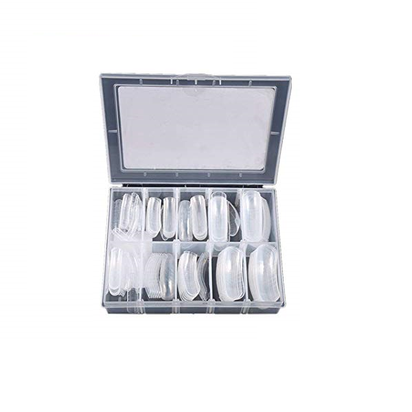 iMbali 240 Pcs/12 Size Dual Forms Poly Gel Mold For Artificial Nail Tips