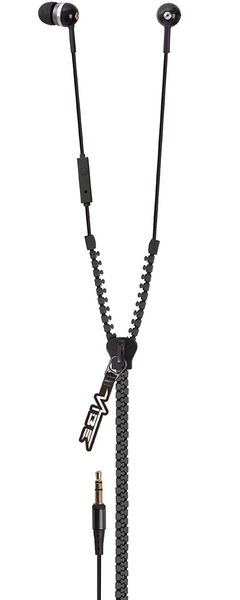VIBE BlackAir Zip Headphones - Black
