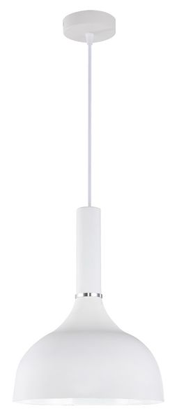 Bright Star Lighting Metal Pendant With Chrome Ring