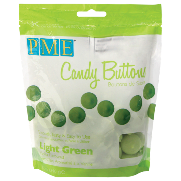 PME Candy Buttons - Light Green (340g)
