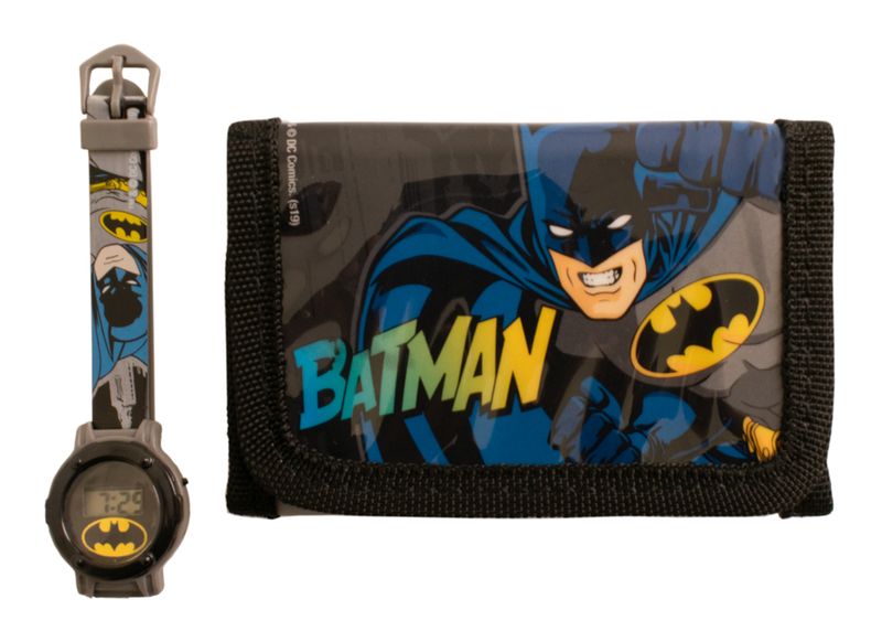 Batman By Dc Official Licensed Watch &amp; Wallet Set