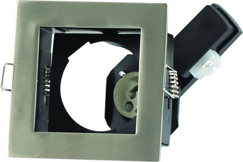 Single Straight Satin Square Downlighter