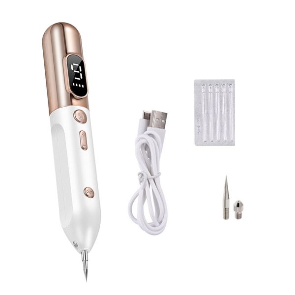 LCD Laser Mole Freckle Wart Spot Removal Pen For Skin Care - Champagne