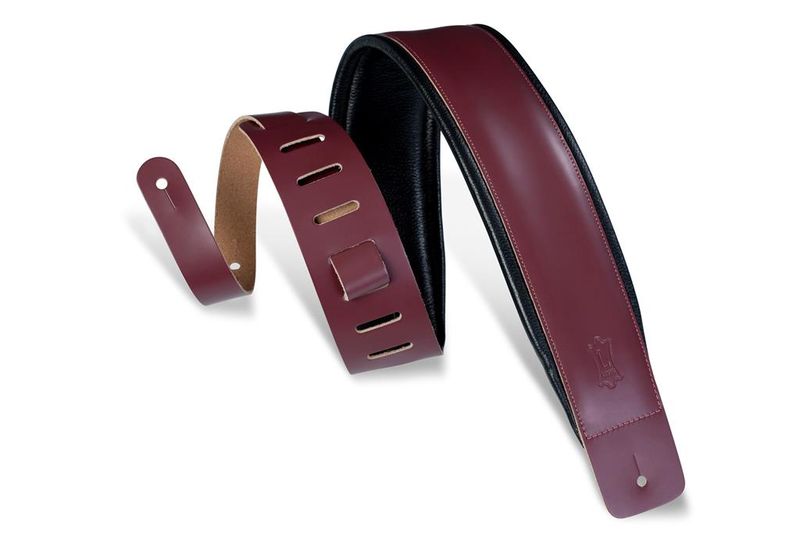 LEVY'S 3 Leather Guitar Strap Foam Pad
