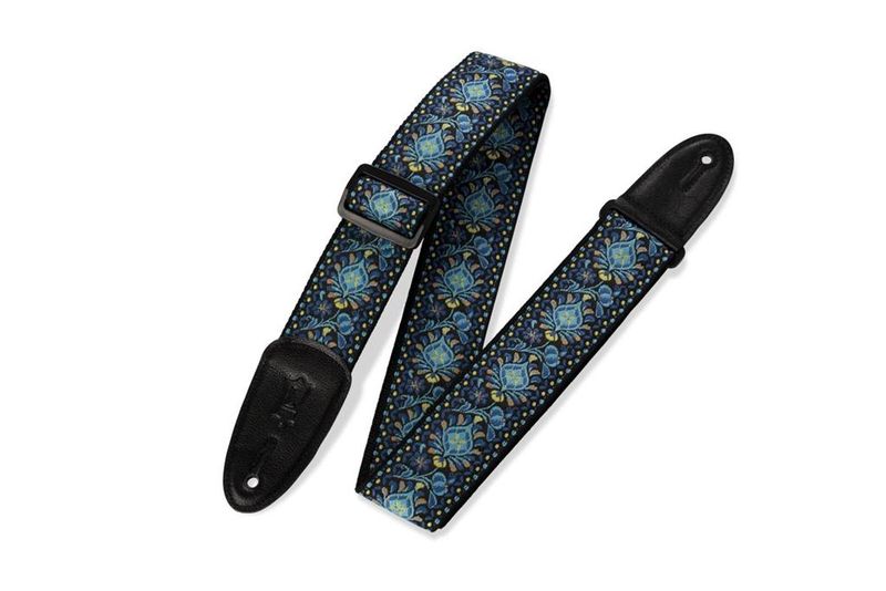 LEVY'S 2 Hootenanny Jackguard Weave Guitar Strap