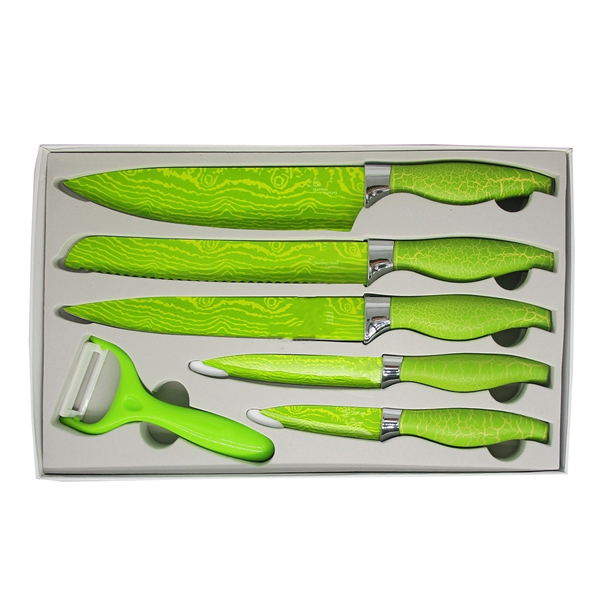 6 Piece Professional Kitchen Knife Set 211011
