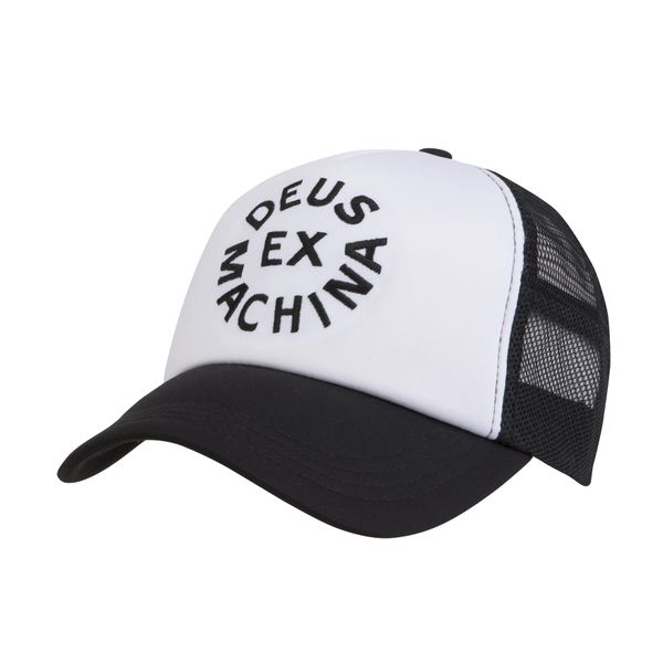 Deus Circle Logo Trucker - Black &amp; White
