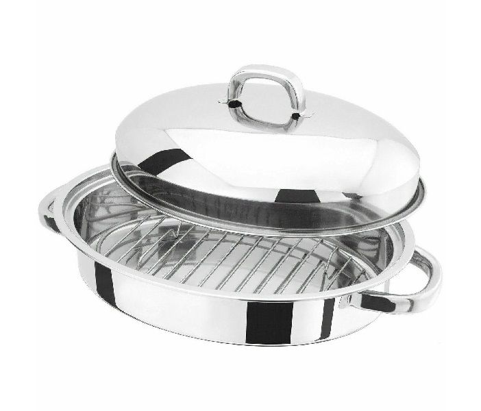 Stainless Steel Oval Roaster