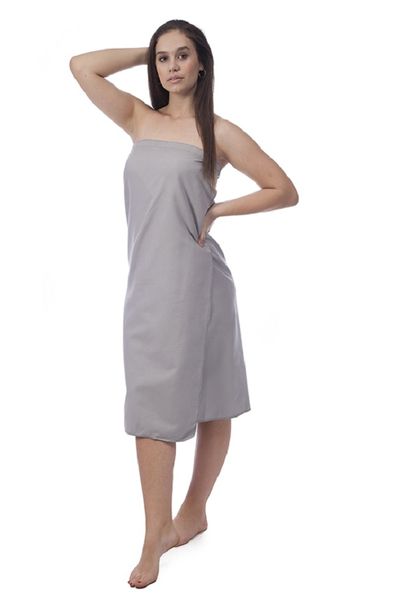 Wonder Towel Luxury Microfibre Wrap Towel Beach Spa Shower Grey