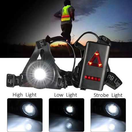 Outdoor Night Running Safety LED Chest Light & Back Warning Light, Shop  Today. Get it Tomorrow!