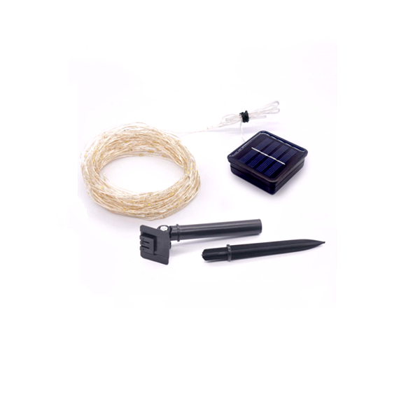 Solar Light Copper Wire 10m Waterproof Fairy Light - Warm white