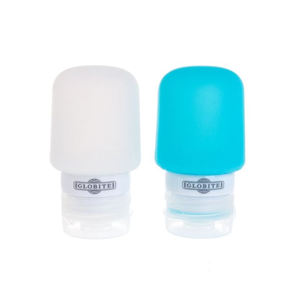 GLOBITE 2 Pack Silicone Travel Bottles - 50ml