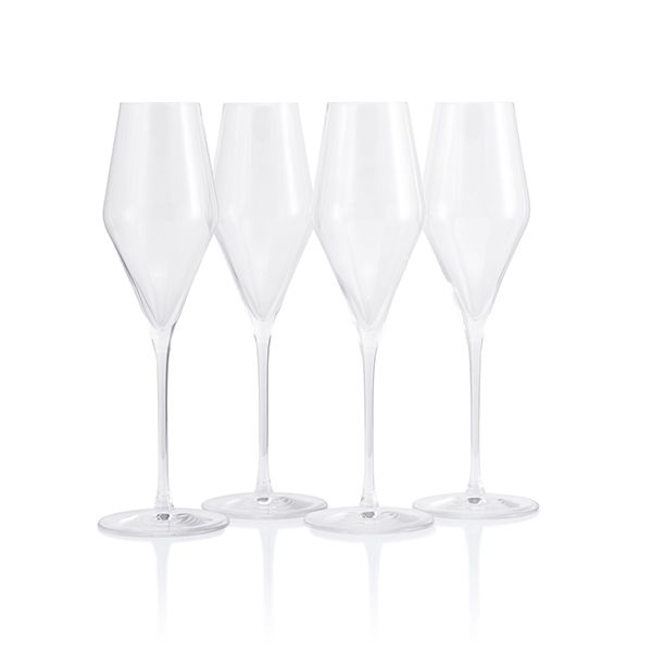 Le Creuset Set of 4 Champagne Flute Glasses