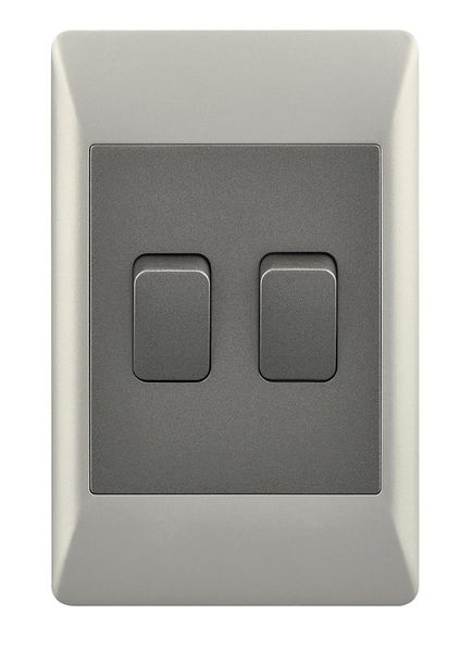 2 Lever 1 Way Light Switch for 2 X 4 Electrical Box