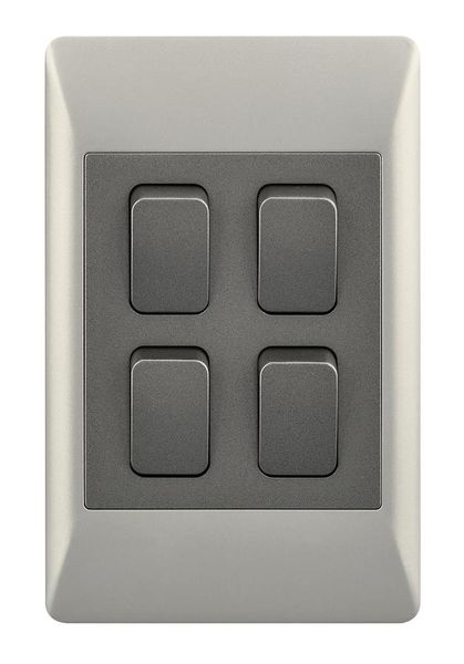 4 Lever 2 Way Light Switch for 2 X 4 Electrical Box