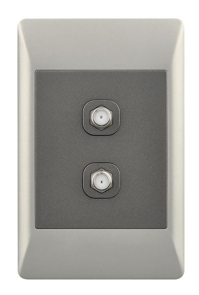 2 X 4 Double Satellite Socket