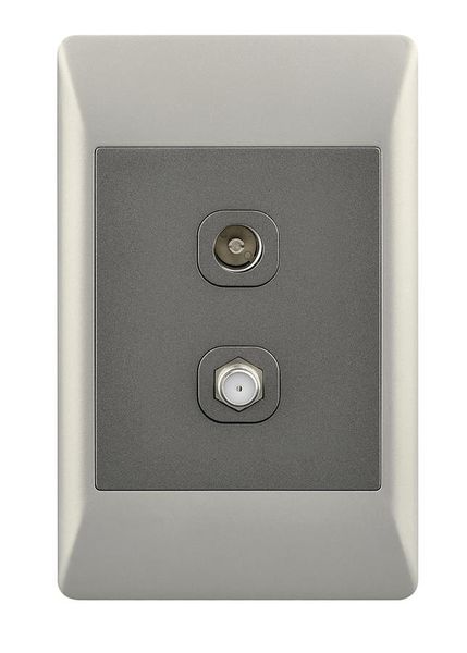 2 X 4 TV And Satellite Sockets